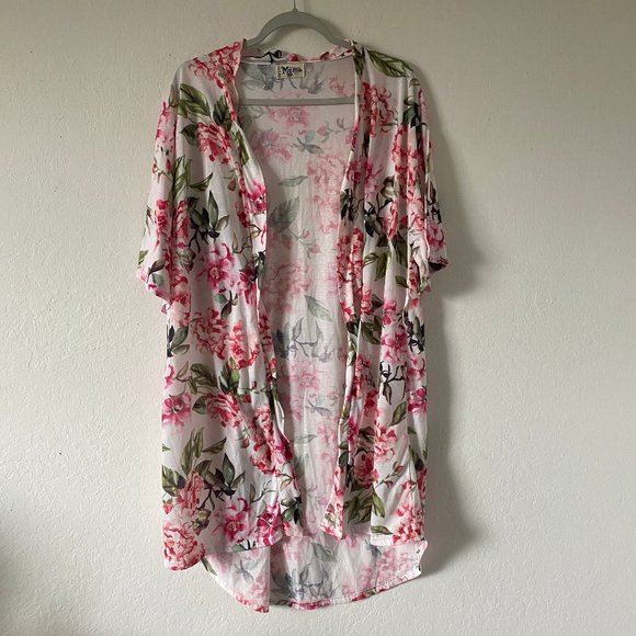 Show Me Your Mumu Womens Robe Brie Floral Size O/S Sleep Night Spring Lounge - Picture 1 of 12